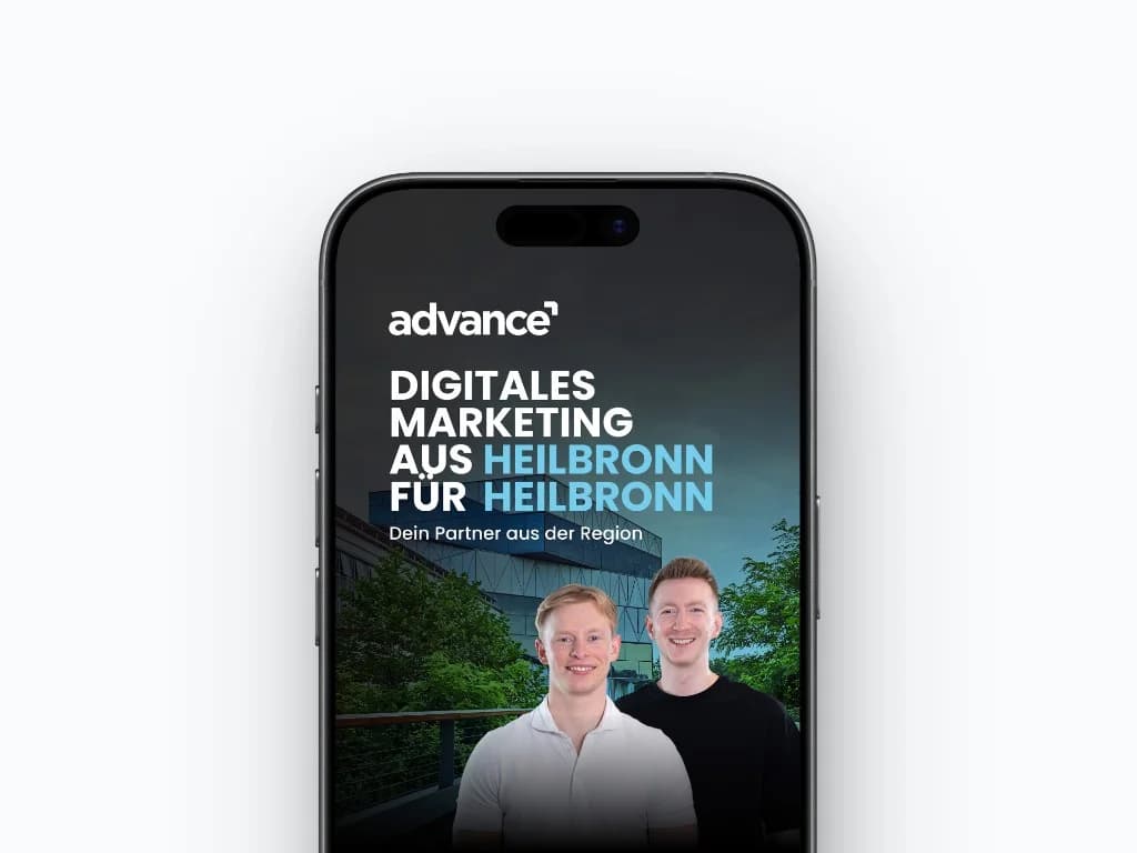 Meta Ads Anzeige: Digitales Marketing aus Heilbronn von advance digital