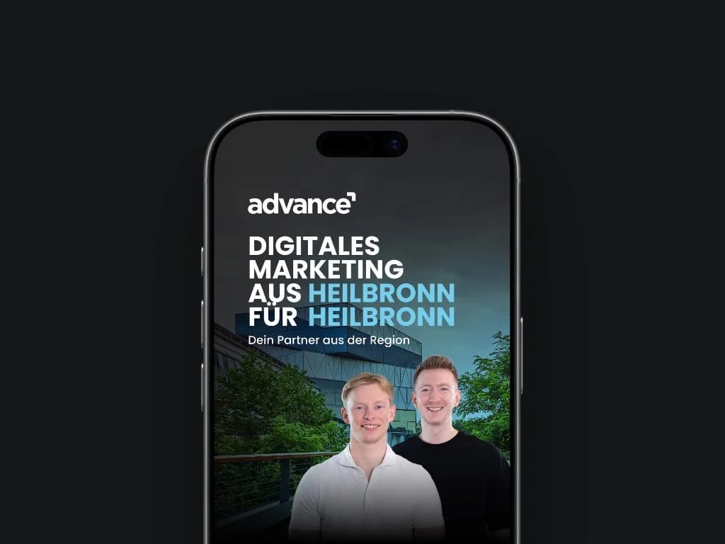 Meta Ads Anzeige: Digitales Marketing aus Heilbronn von advance digital