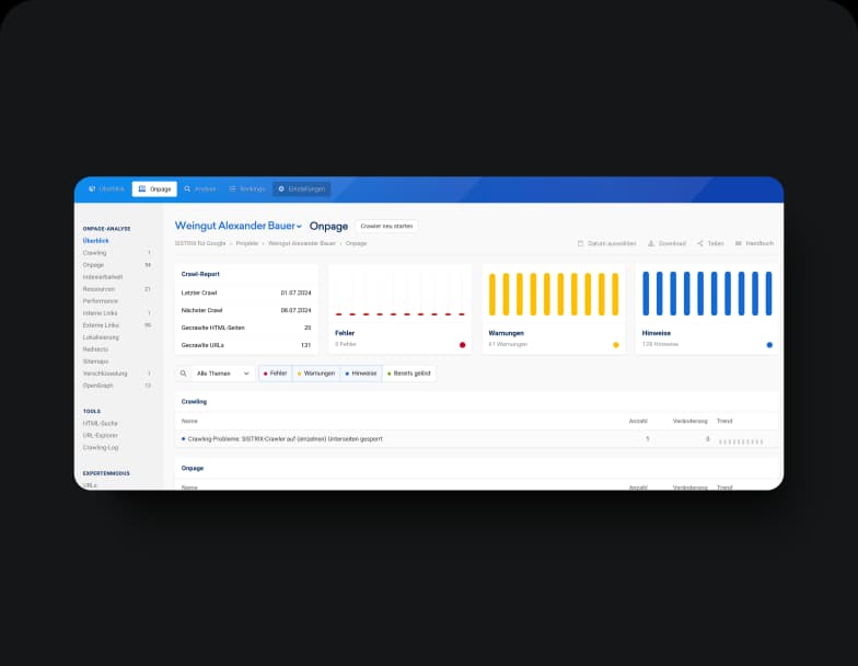Technische SEO-Optimierung