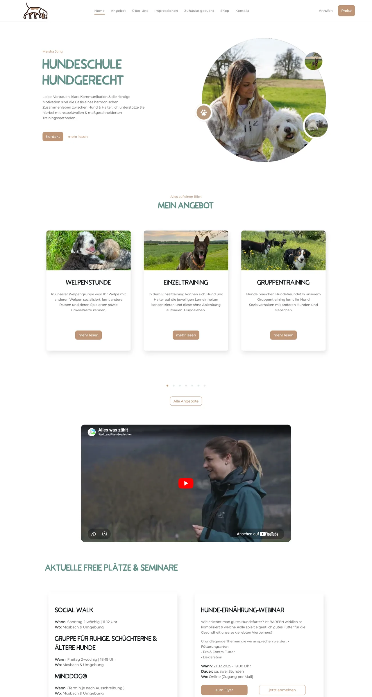 Website Referenz Hundgerecht