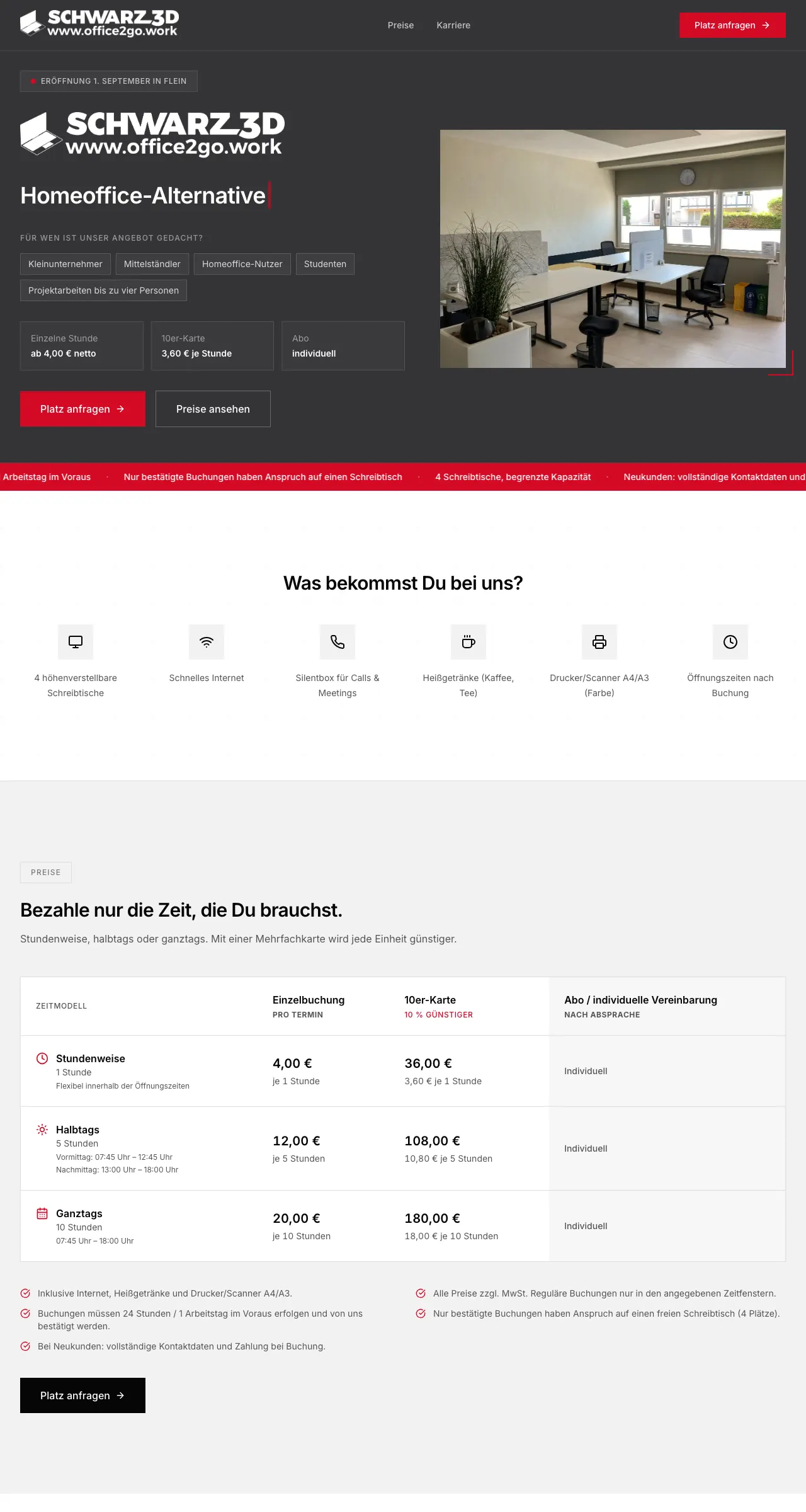 Website Referenz Office2Go
