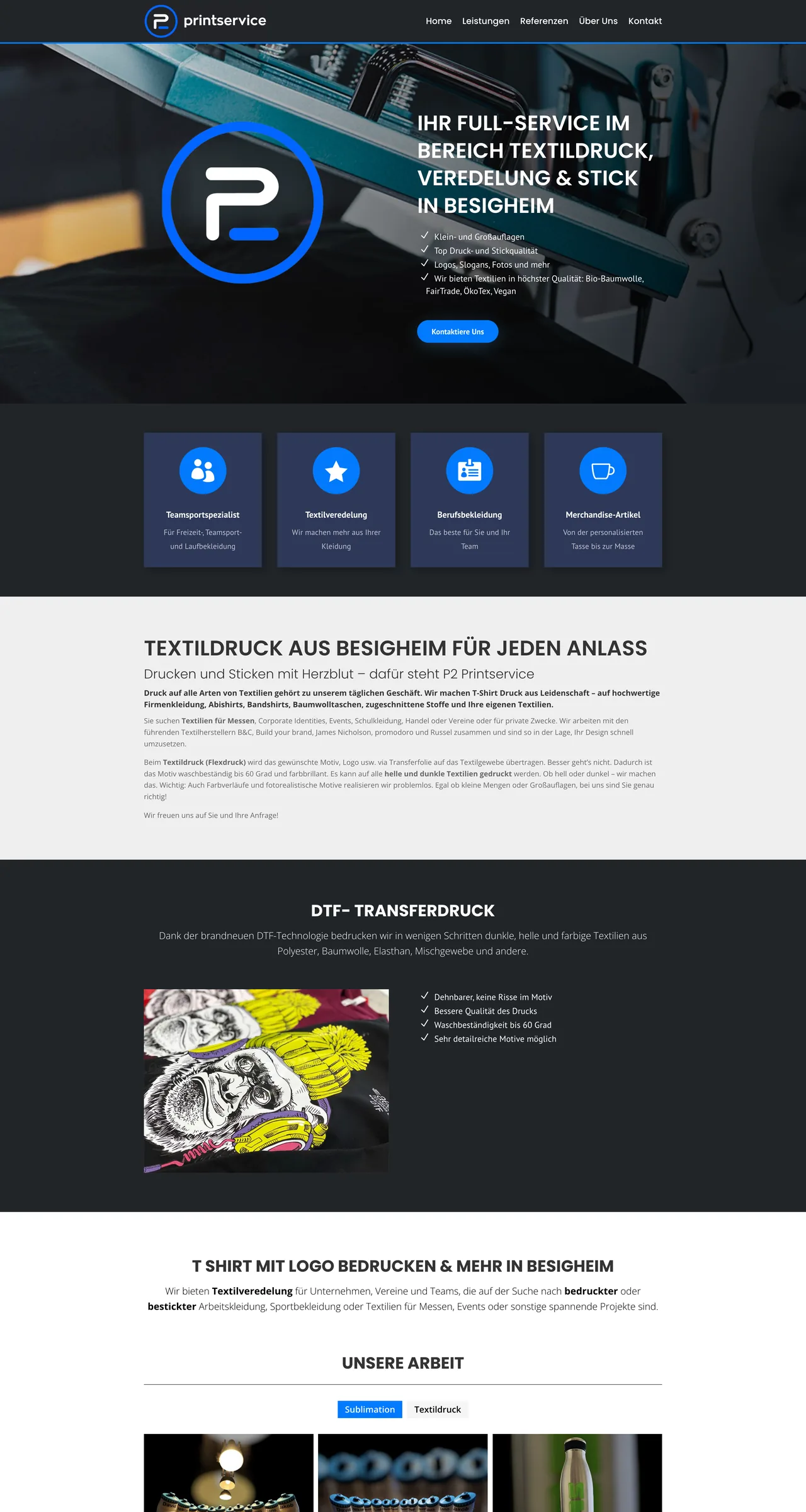SEO Referenz p2-printservice