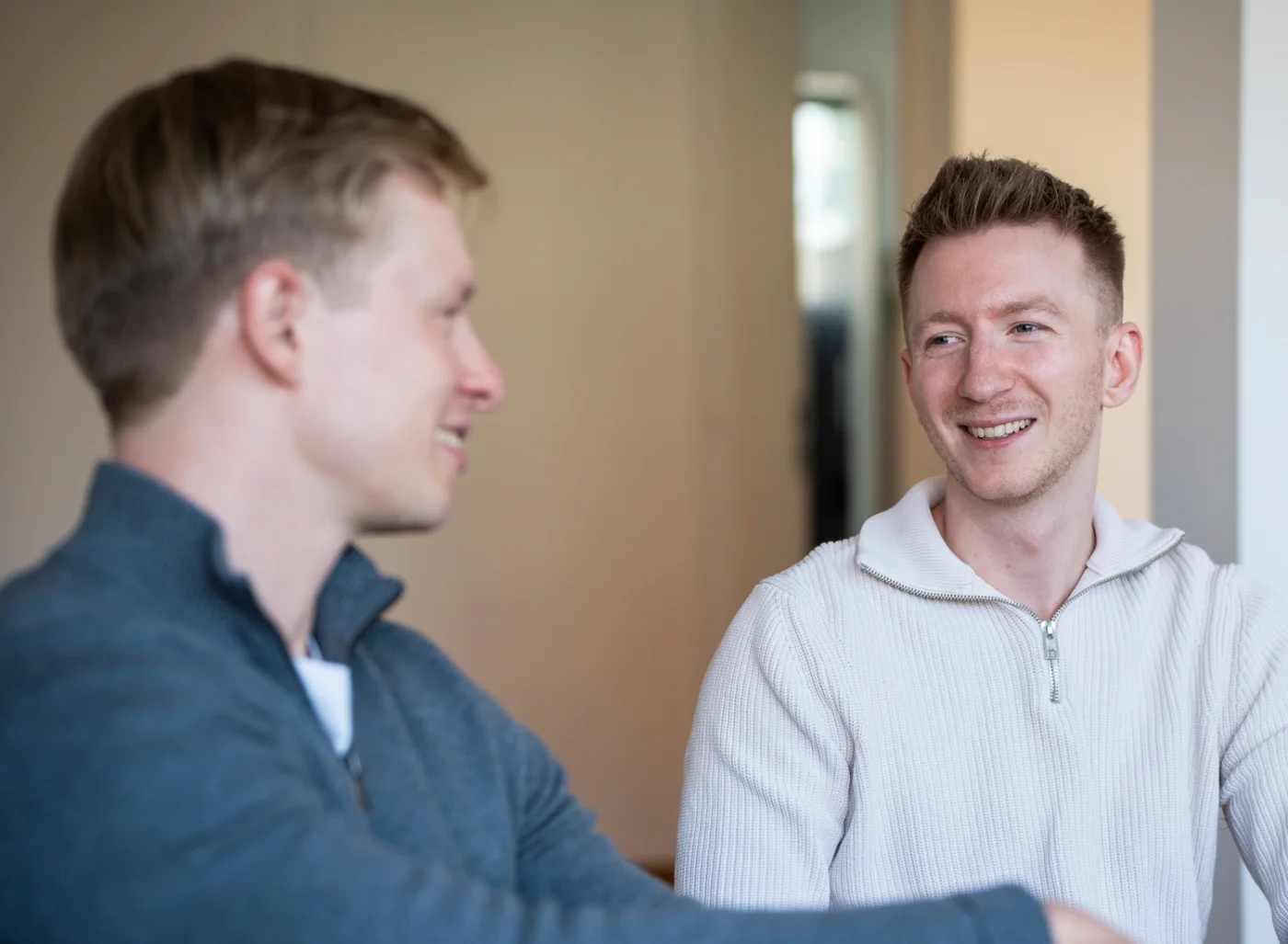 Patrick Kachelmuß und Tizian Wahl im Gespräch